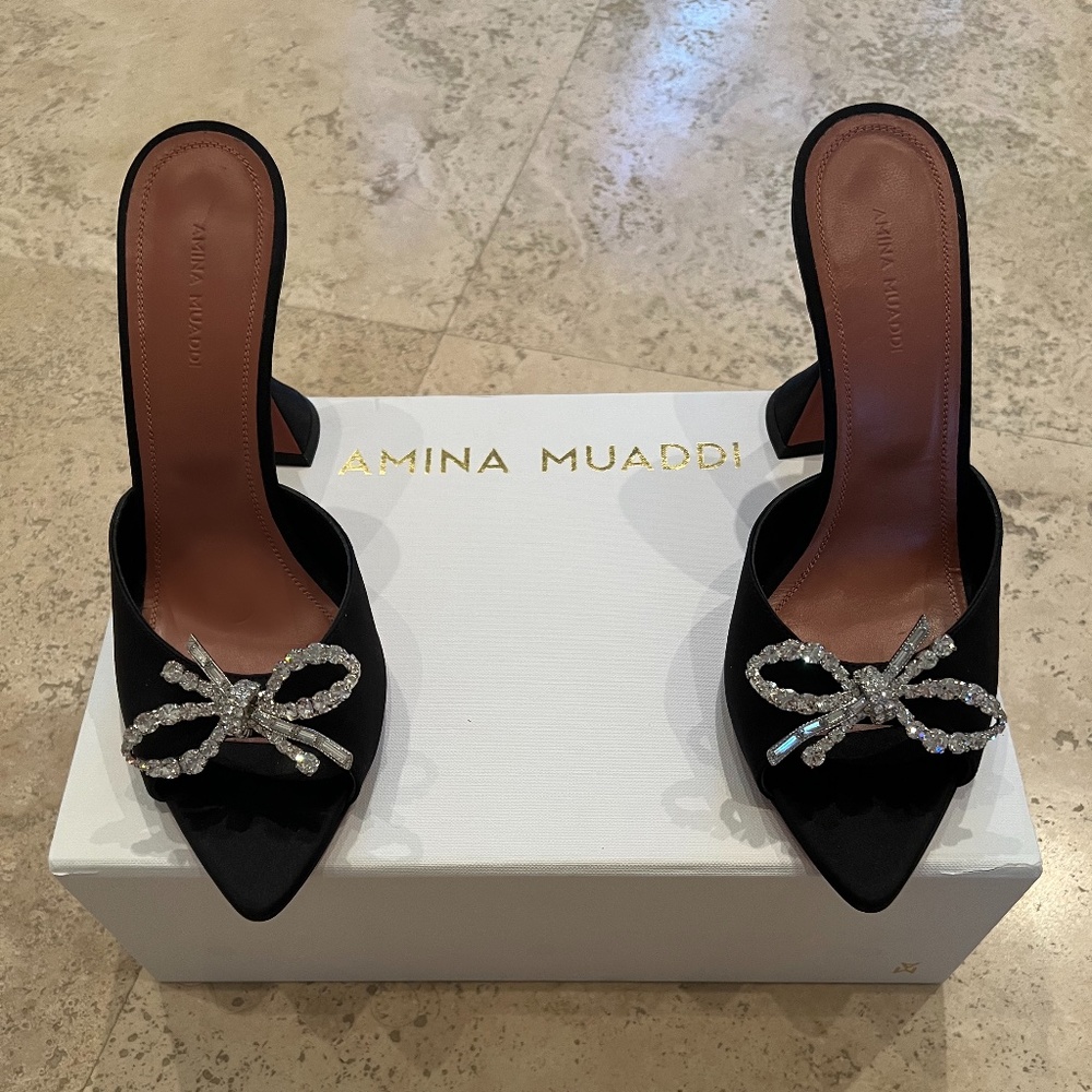 Amina Muaddi Rosie Slipper